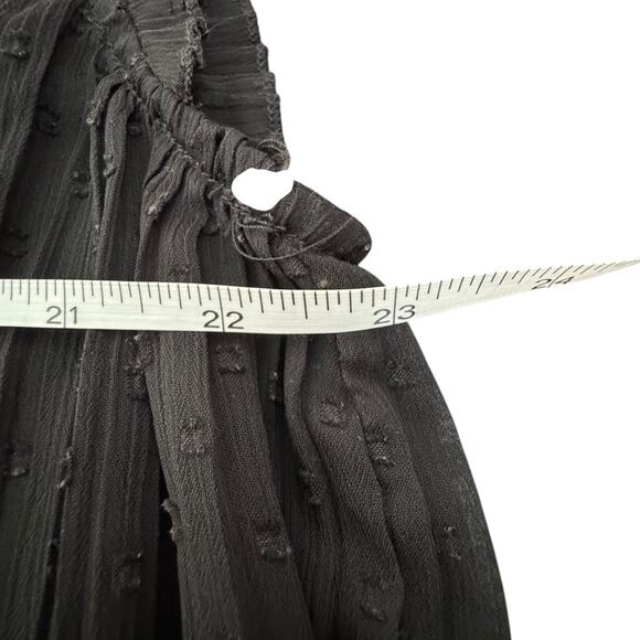 Adrianna Papell Women's Swiss Dot Pleated Sleeveless Blouse - Picture 12 of 14